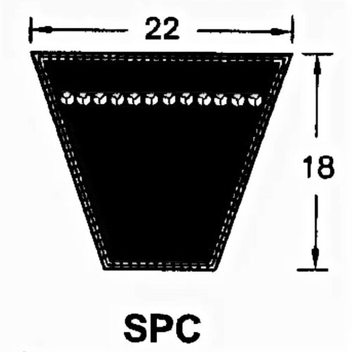 УВ-4250 Ремень (SPC) (РСМ 6201197) (DARWIN)