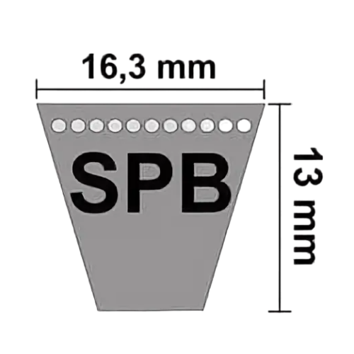 14х13-3750 Ремень SPB(УБ) (РСМ 6201275) (кевлар DARWIN)