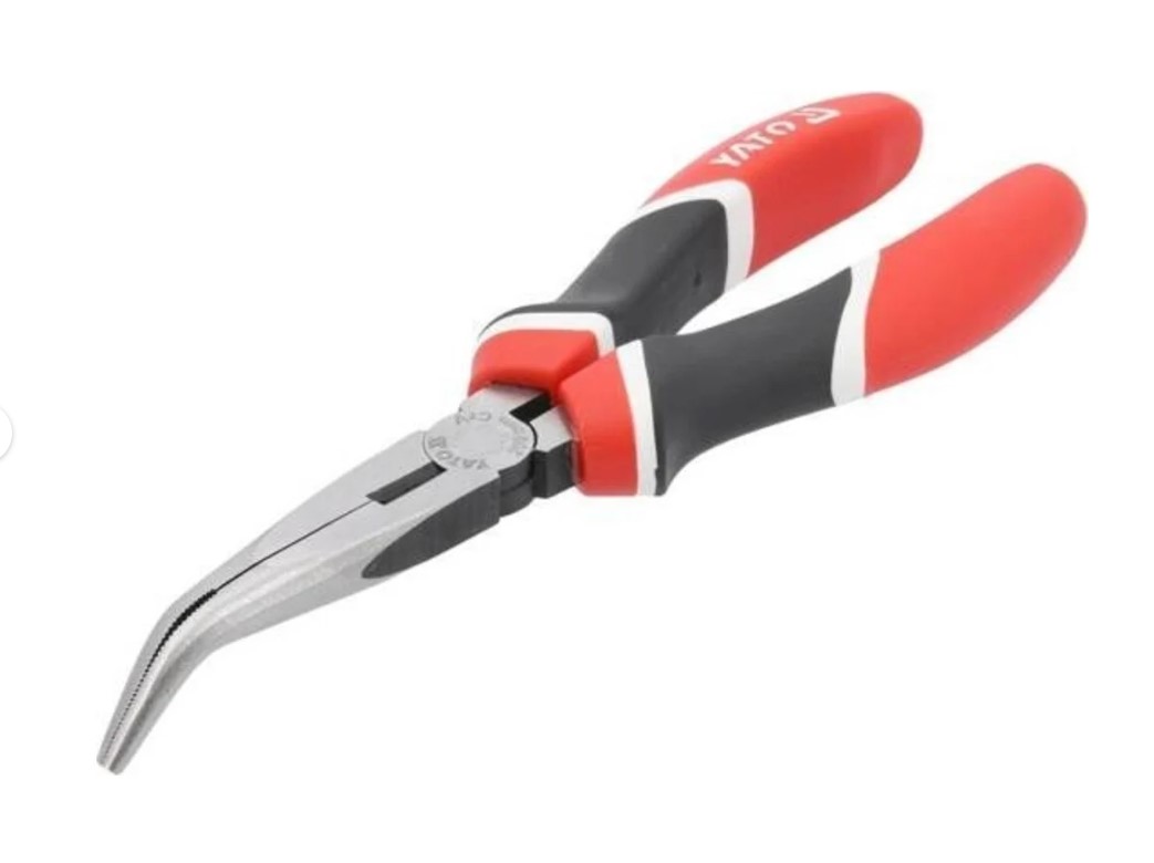 Длинногубцы изогнутые 200мм YT-1946 YATO