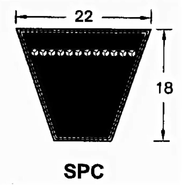 УВ-3150 Ремень (SPC) (DARWIN)