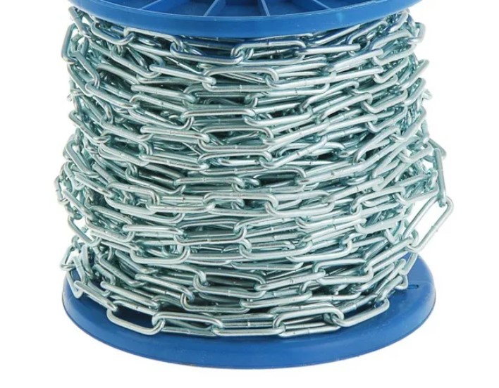 Цепь длиннозвенная сварная Ф4 (оцинк.) DIN763