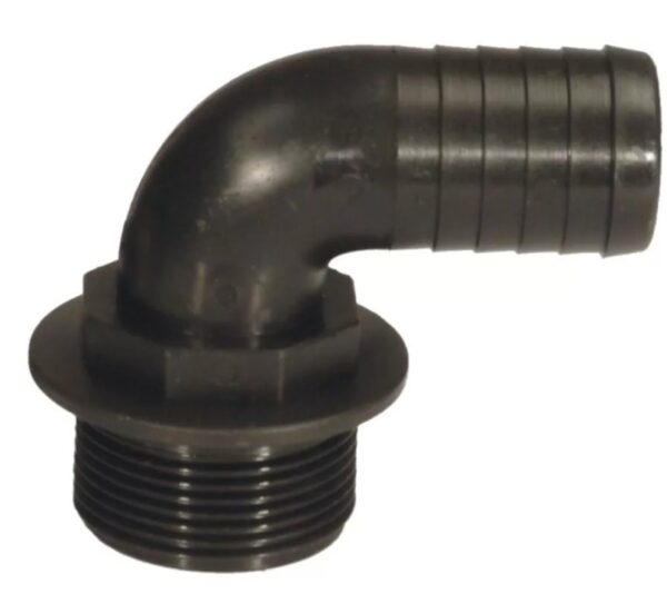 Фитинг изогнутый 90 град гайку 1/2" (20мм) - ершик (1132220) (ARAG)